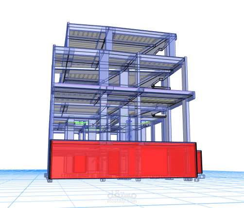العنوان: تحليل إنشائي وزلزالي متكامل لمبنى سكني باستخدام ETABS.
