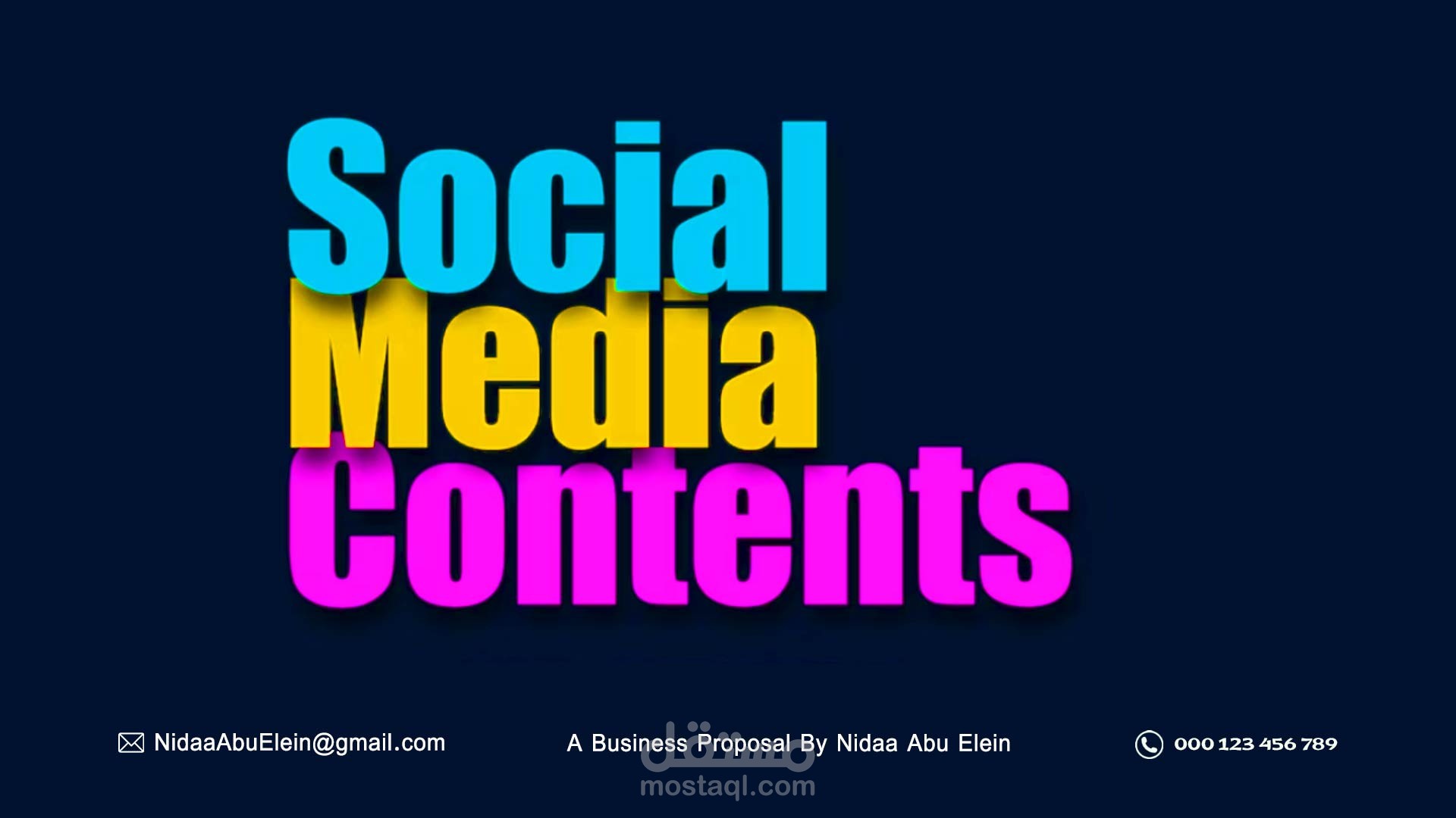 تصميم بوستات سوشال ميديا احترافية | Professional Social Media Post Design