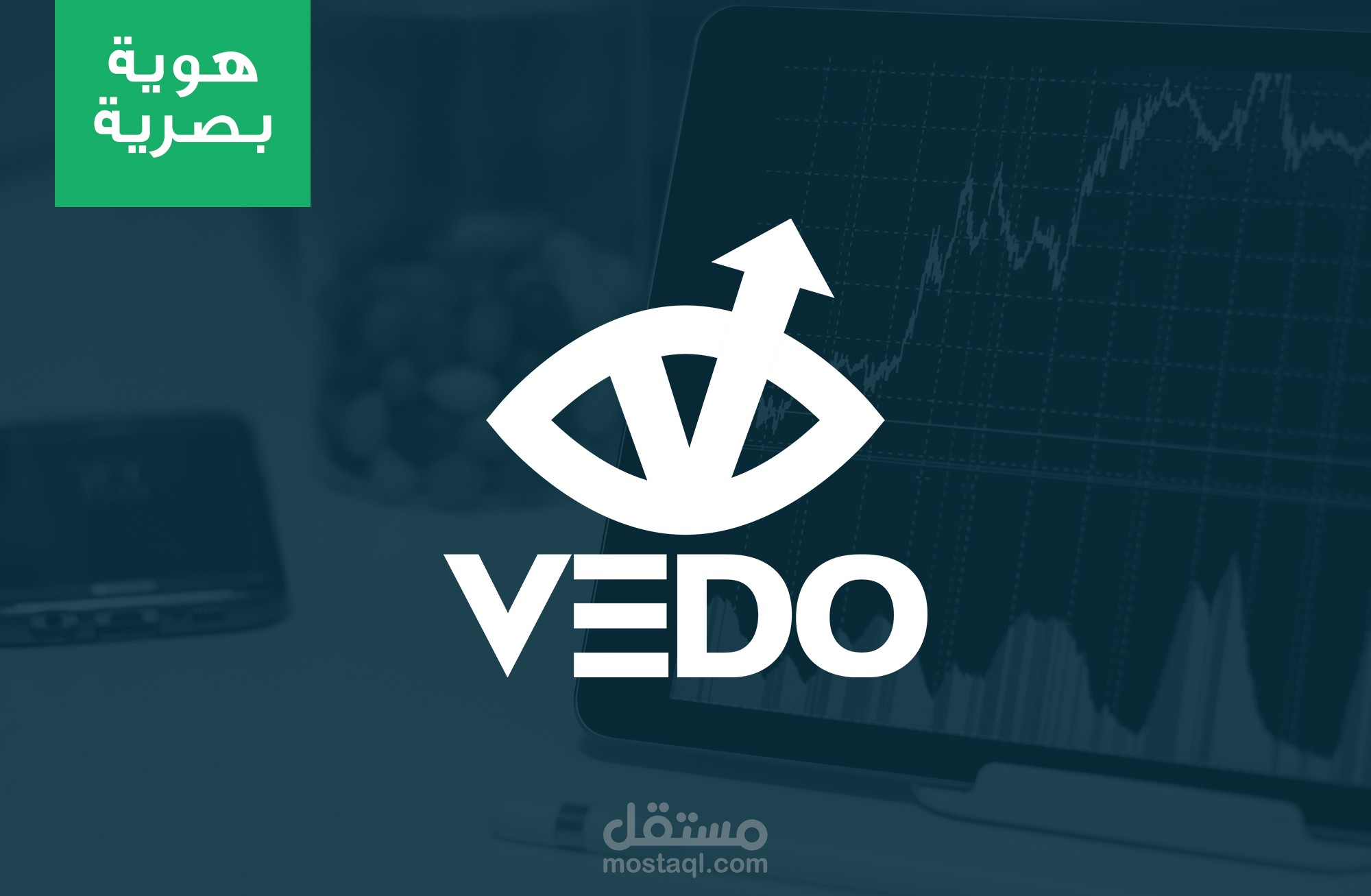تصميم شعار خاص بشركة استثمارات VEDO