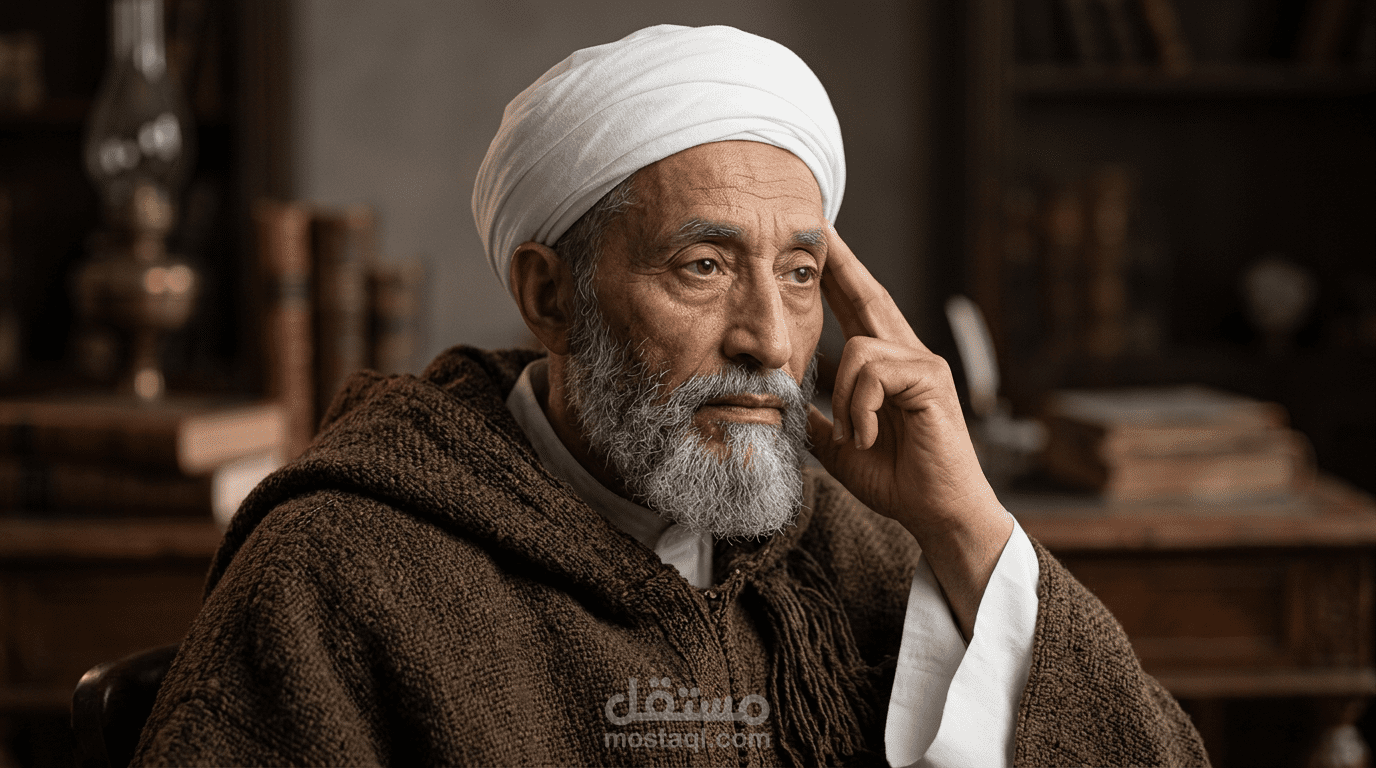 لوحة سينمائية رقمية لعلامة النهضة الجزائرية "الشيخ عبد الحميد بن باديس"