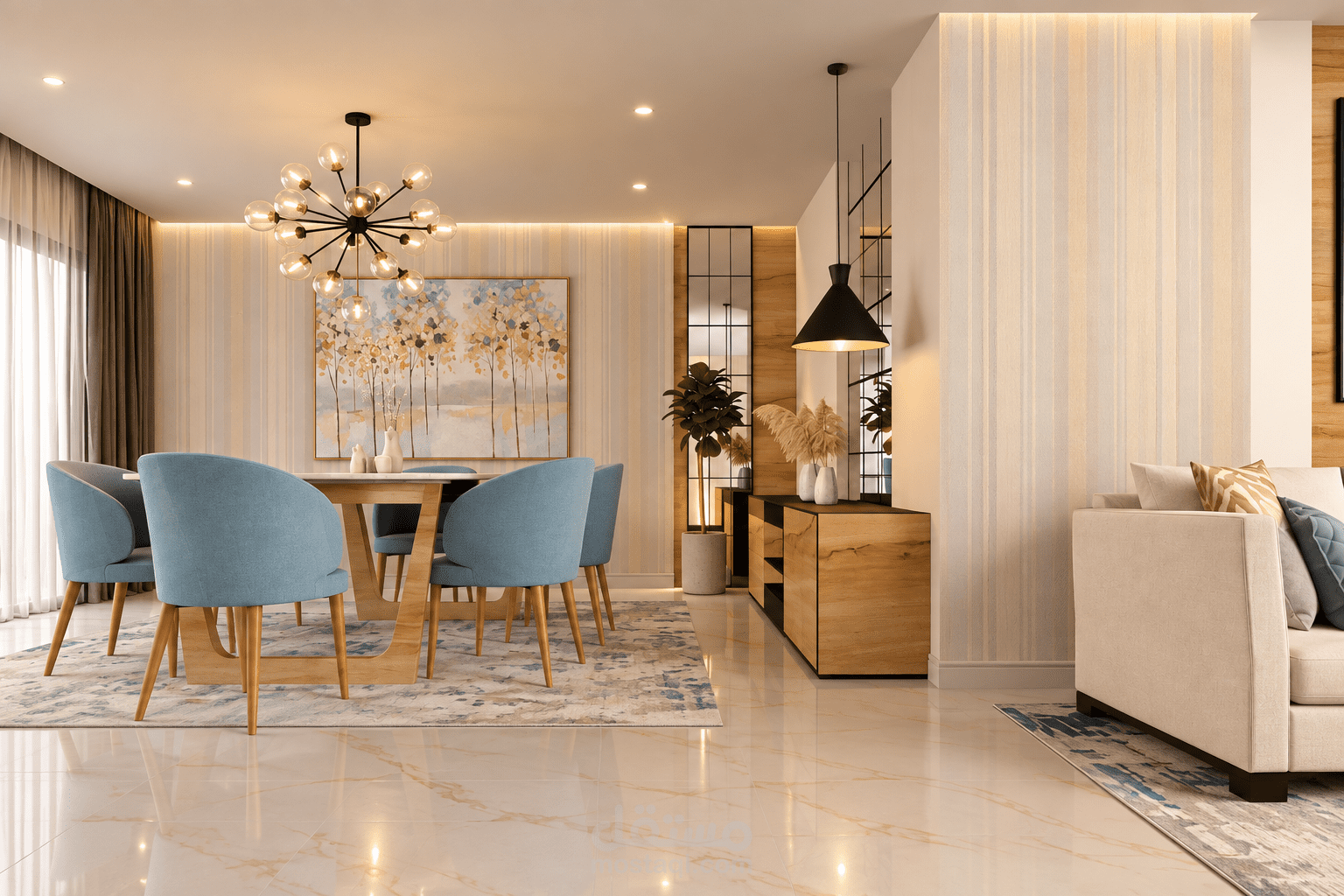 تصميم داخلي مودرن