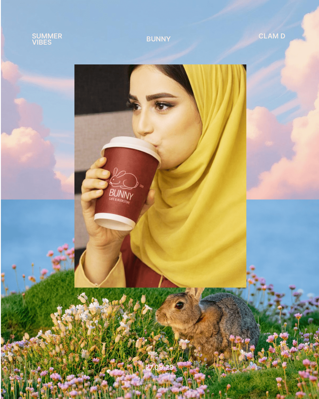 تصميم بوست مقهى باني