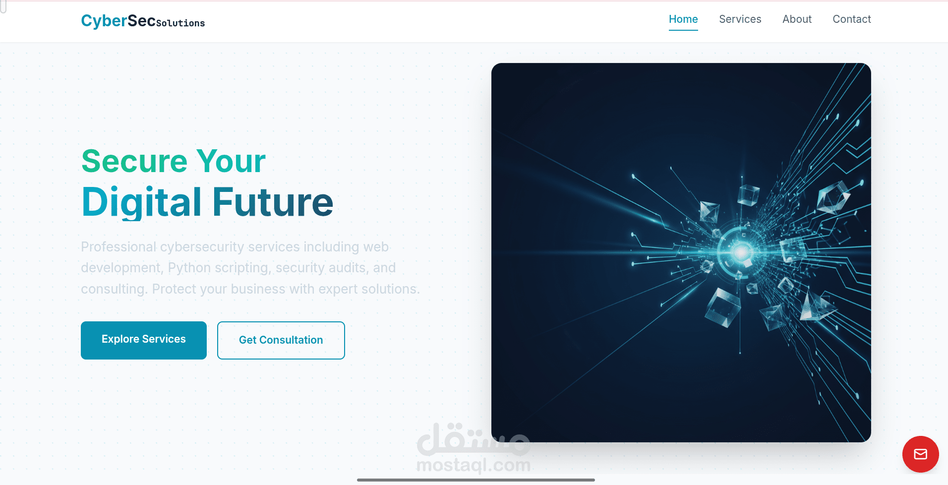 CyberSec Solutions – منصة خدمات الأمن السيبراني والاستشارات التقنية (مشروع فردي متكامل)