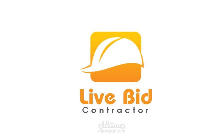 تصميم شعار Live Bid Contractor