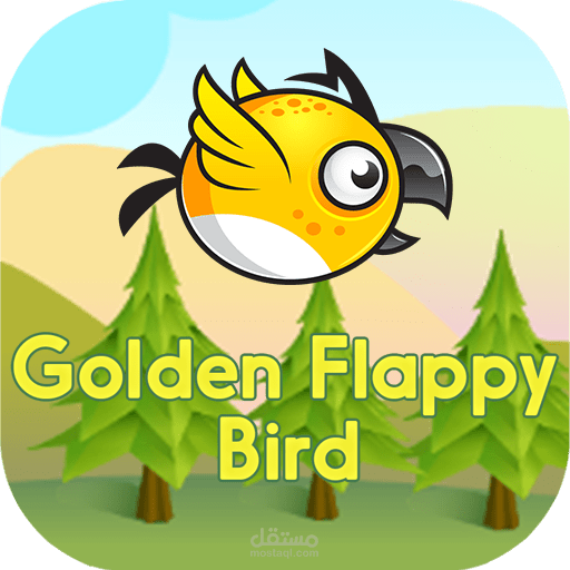 بناء و تطوير وتصميم لعبة Golden Flappy Bird