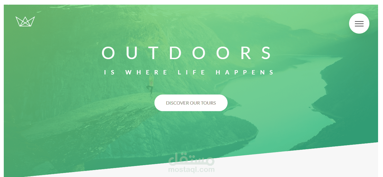 Natours Landing Page