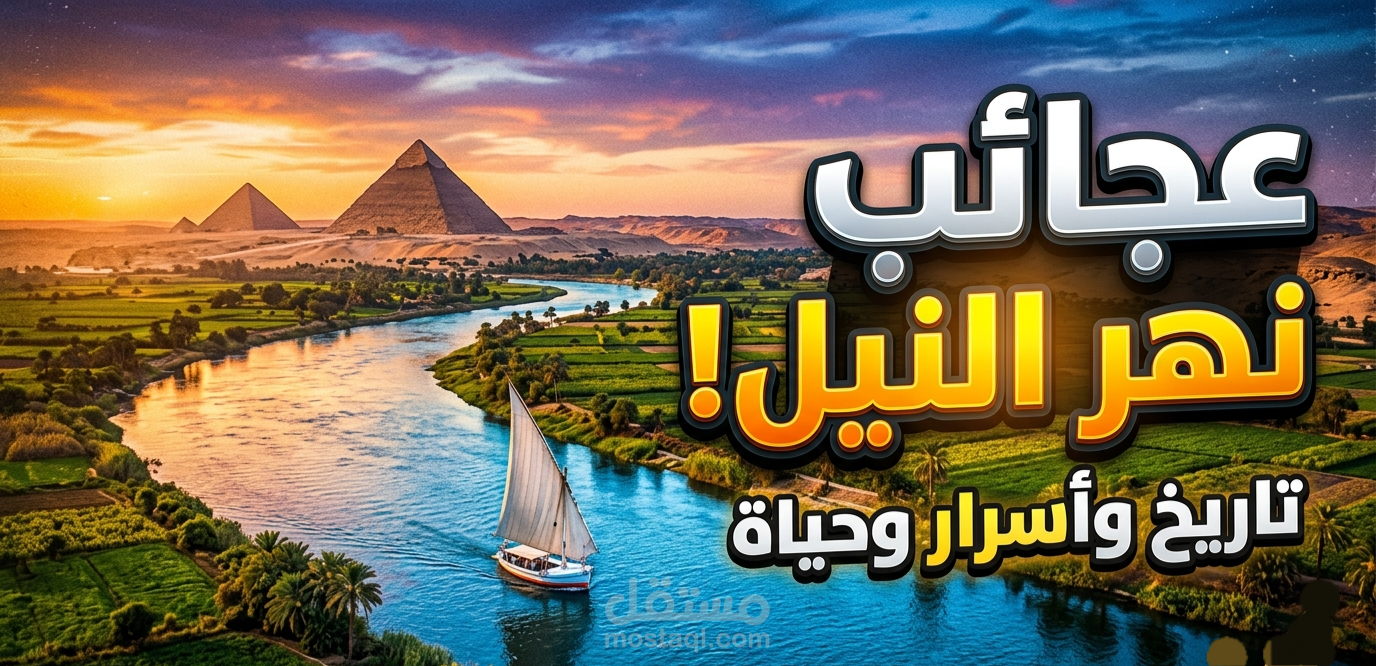مونتاج لفديو لنهر النيل