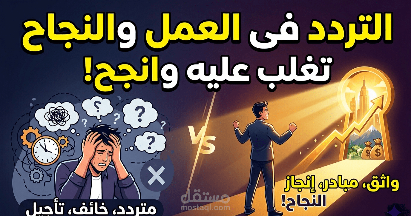 التردد فى العمل والنجاح