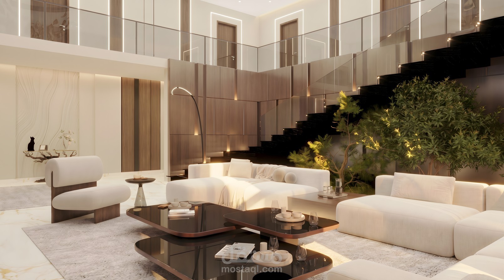 Luxury villa open plan reception
