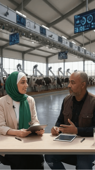 تقديم وإخراج ومونتاج بودكاست تقني (حوار حصري مع شركة تكنوريف الاستونية الرائدة فى مجال الـ Agri-Tech)