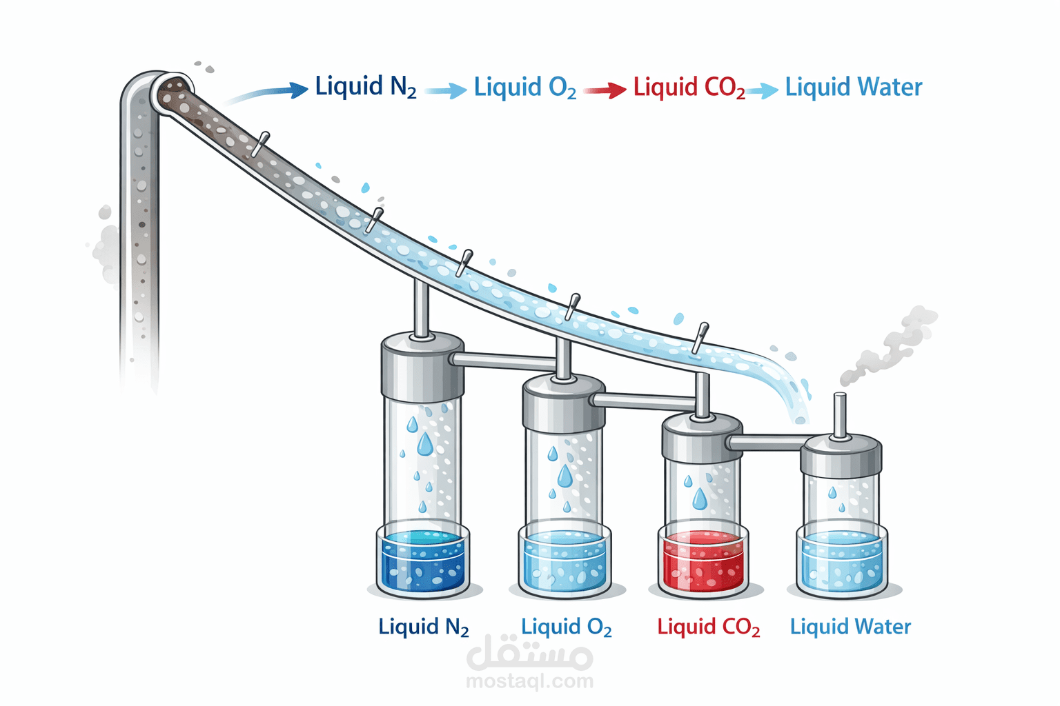 نظام صناعي لإعادة تدوير الغازات السامة ومعالجة الملوثات الخطرة