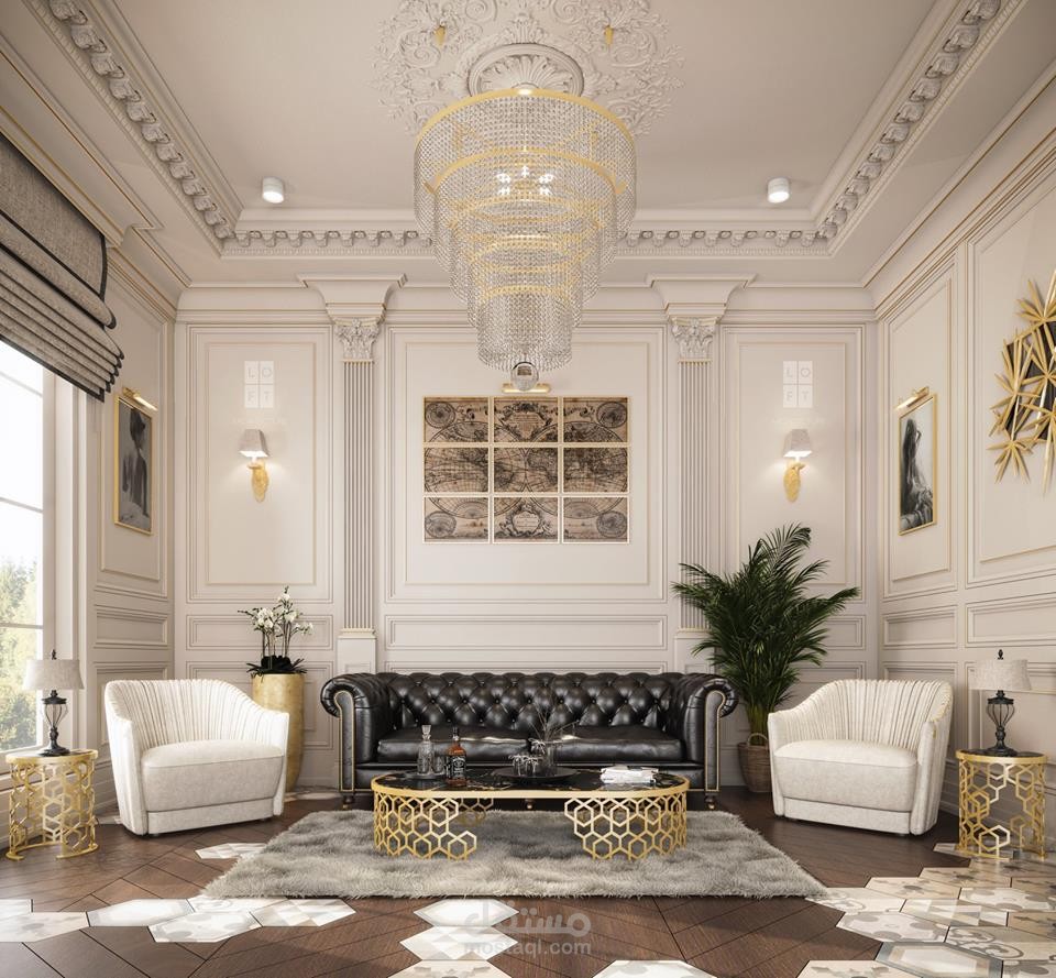 تصميم داخلي لمجلس