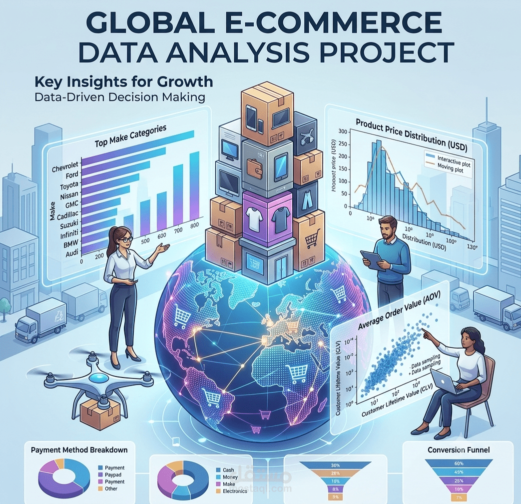تحليل البيانات ecommerce ب EDA