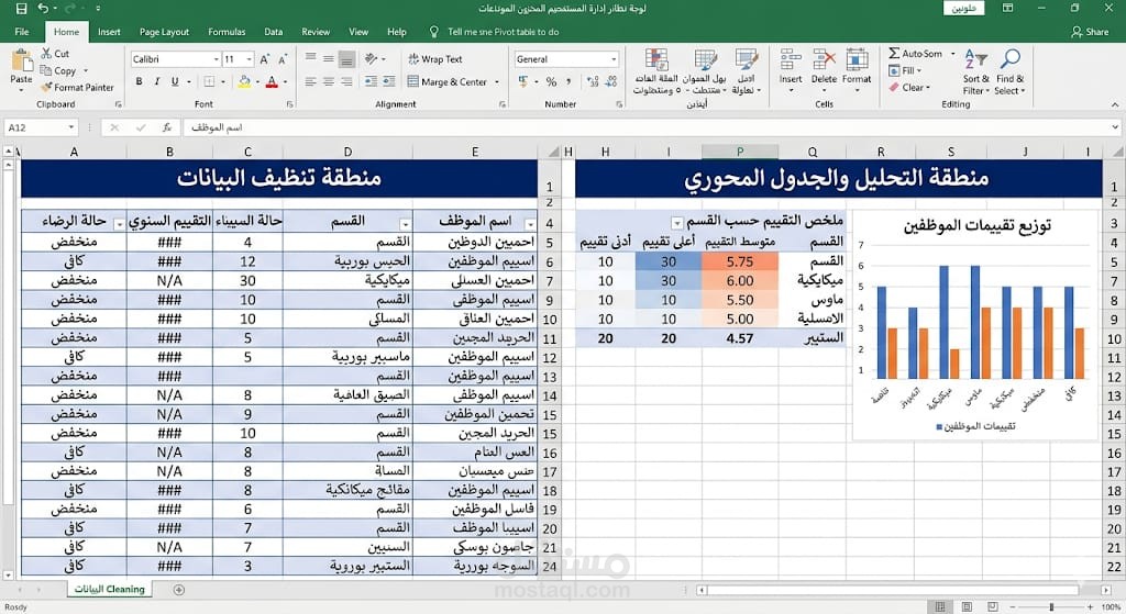 اداة تحليل استبيان الموارد البشرية