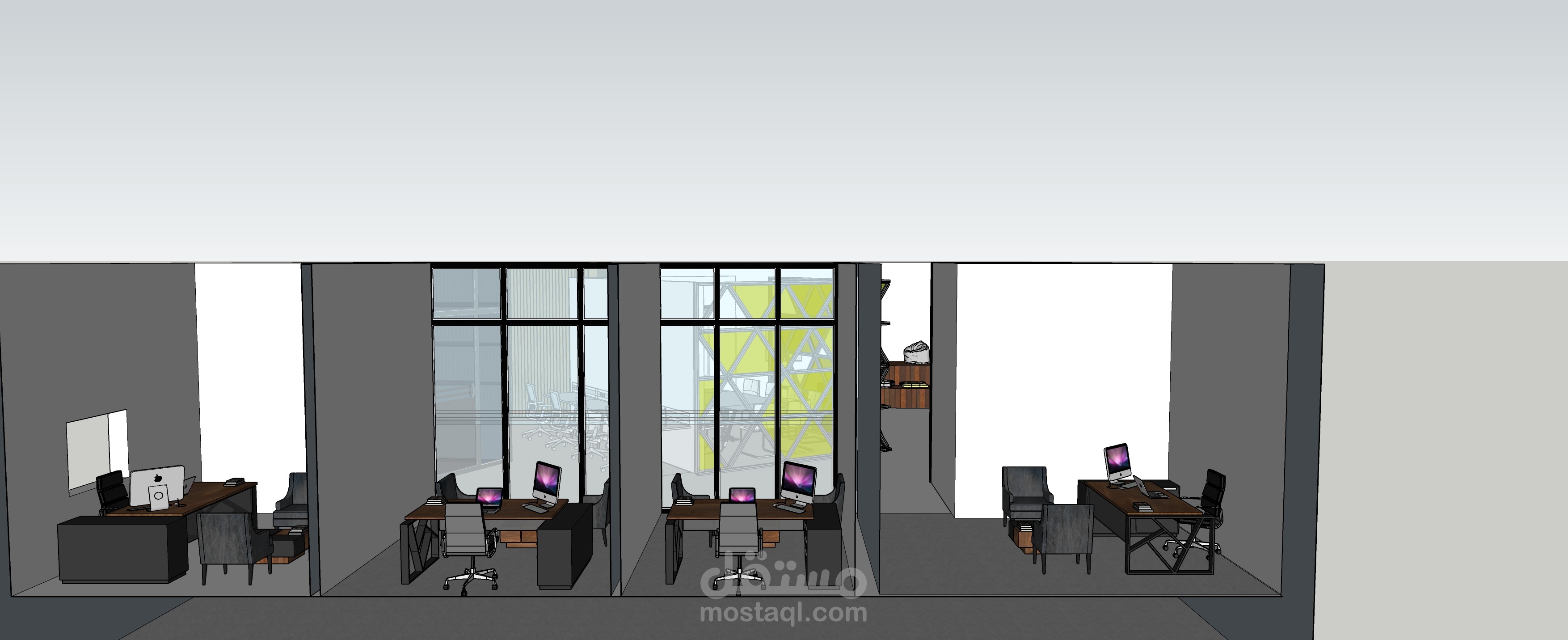 مكاتب عمل بنمط WeWork