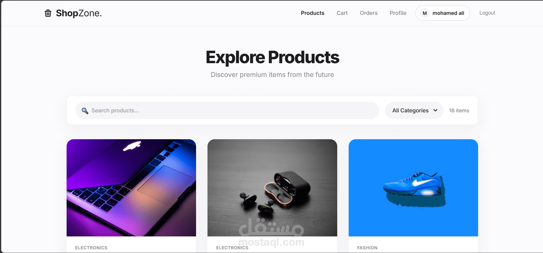 Premium E-commerce Platform with Minimalist UI/UX and Advanced Cart Logic