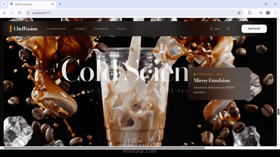 Interactive Scroll Experience For a Website