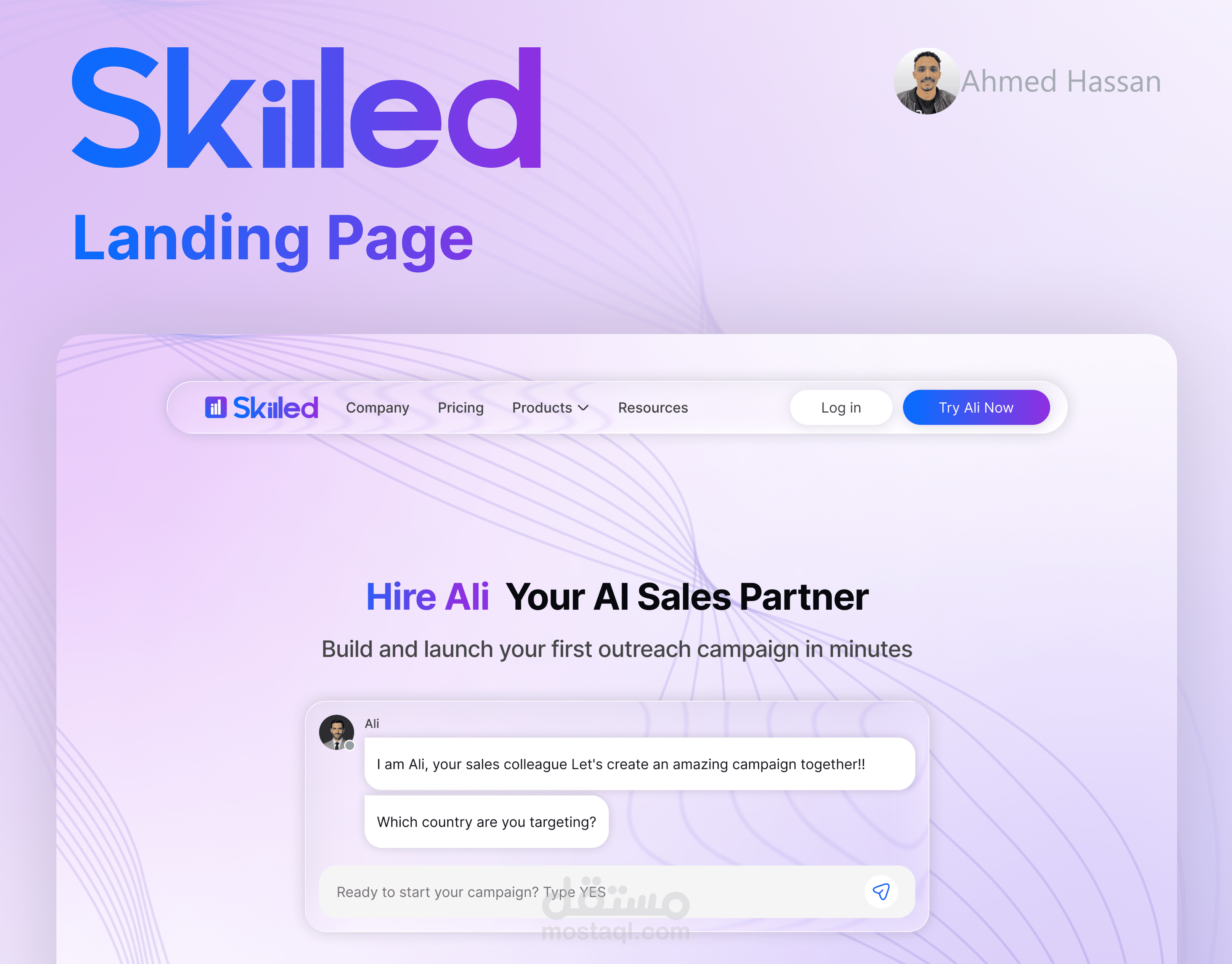 Landing Page