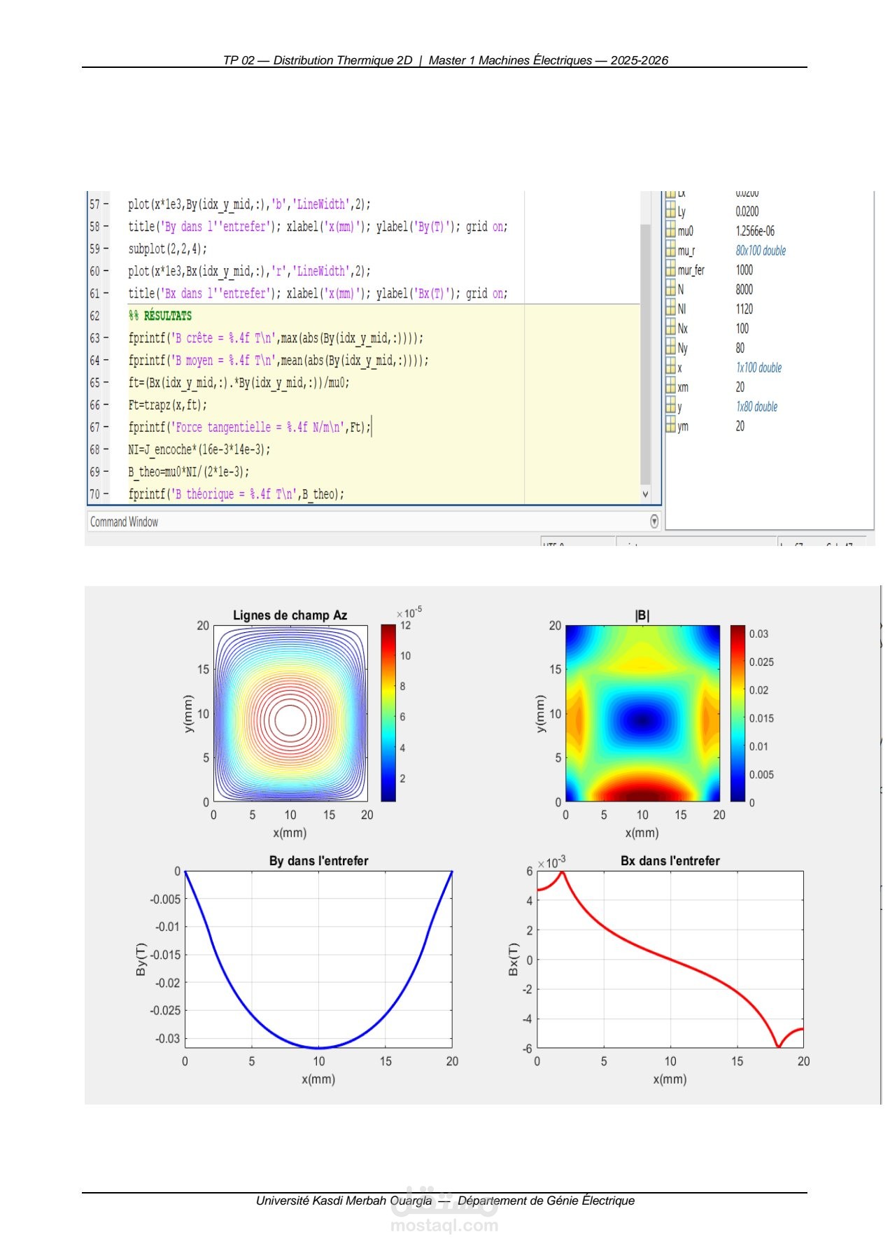النمذجة الرياضية والتحليل الديناميكي للآلات الكهربائية باستخدام MATLAB