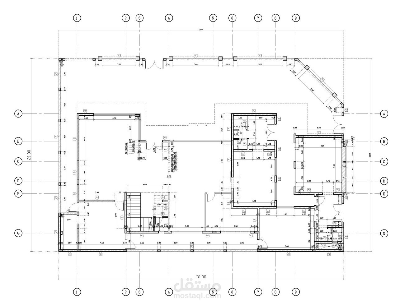 مشروع تصميم فيلا سكنية بـ السعودية