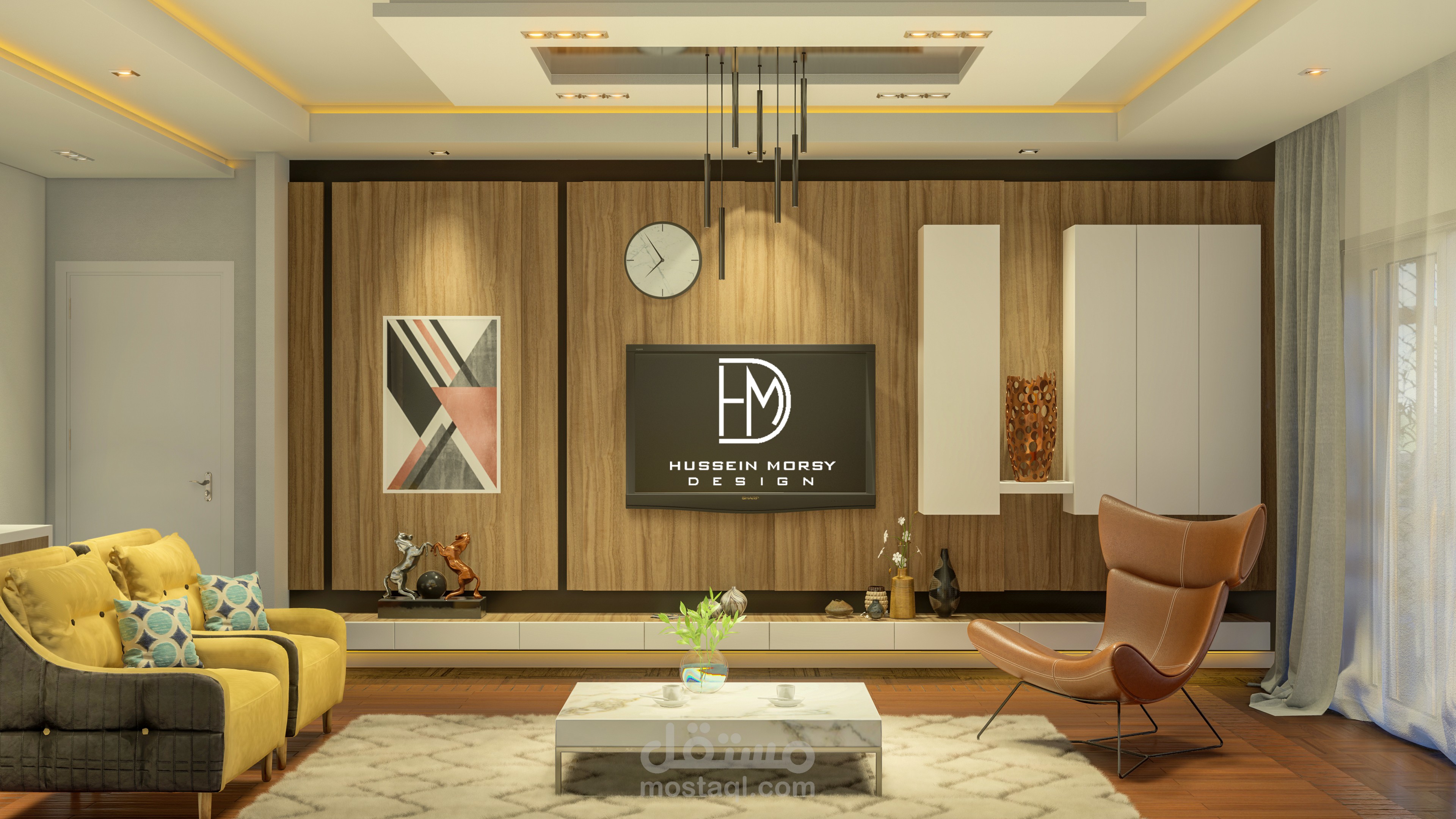 تصميم صالة معيشة