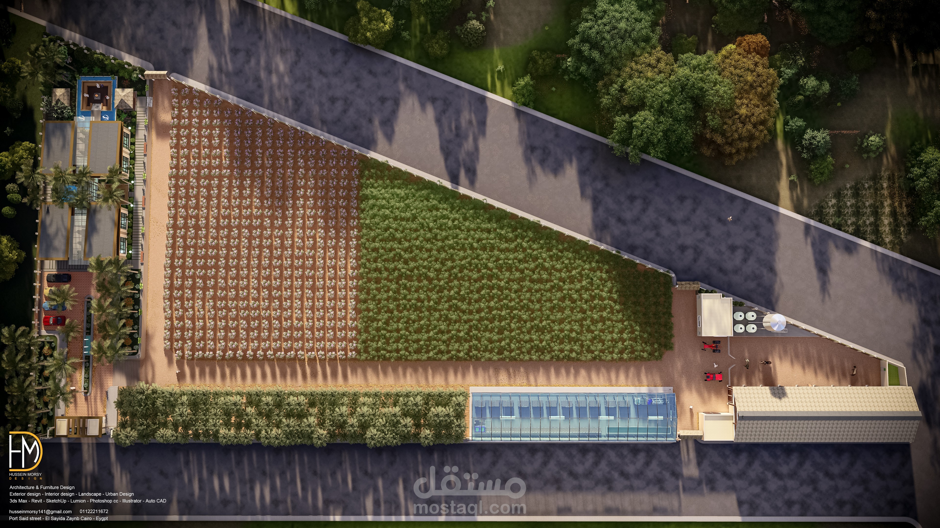 تصميم مزرعة بالسعودية