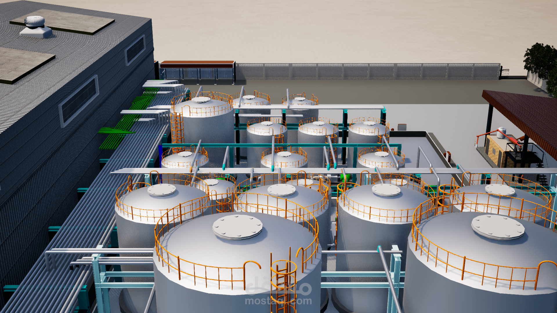 EPIC Project for constructing New Lube Oil Plant for MOBIL OIL Co. in Jeddah Industrial City.