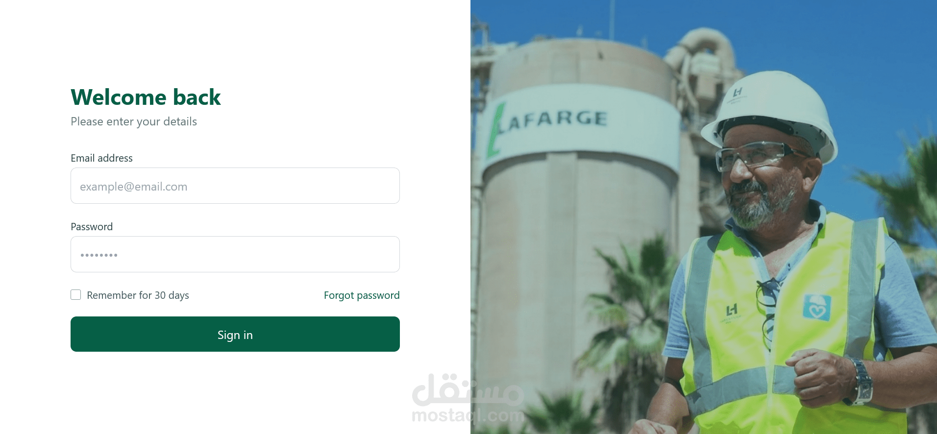 موقع لارافيل لادارت مشاريع للشركات مع (admin dashboard) و نظام اكاونتات للموظفين.