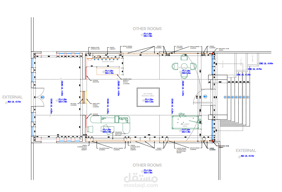 تصميم plan Shop Drawin