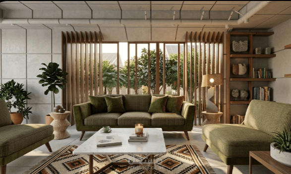 مشروعي لتصميم شقة عصرية: رؤية متكاملة بلمساتي الخاصة