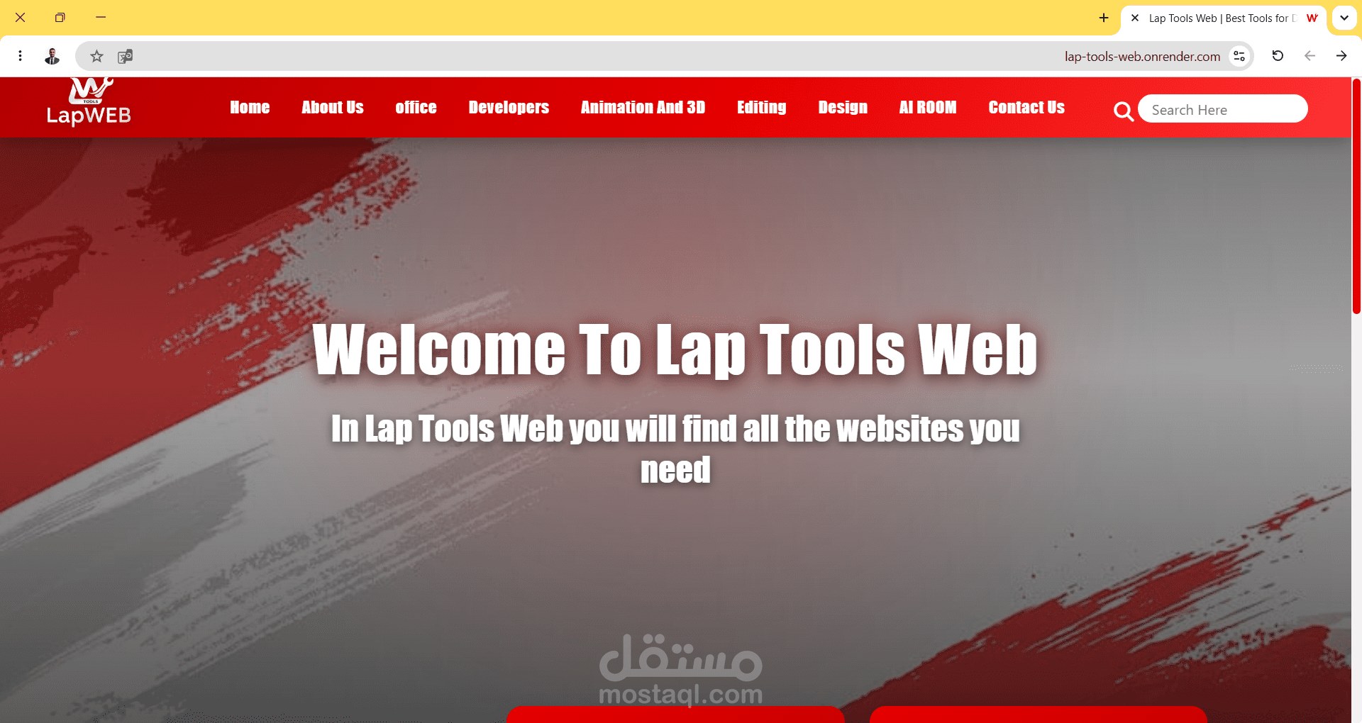 منصة Lap Tools Web - الدليل الرقمي الشامل للمطورين والمصممين
