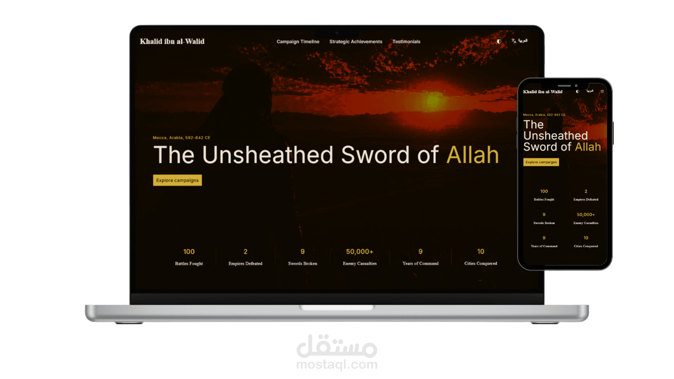 ⚔️ خالد بن الوليد: القائد الذي لم يُهزم