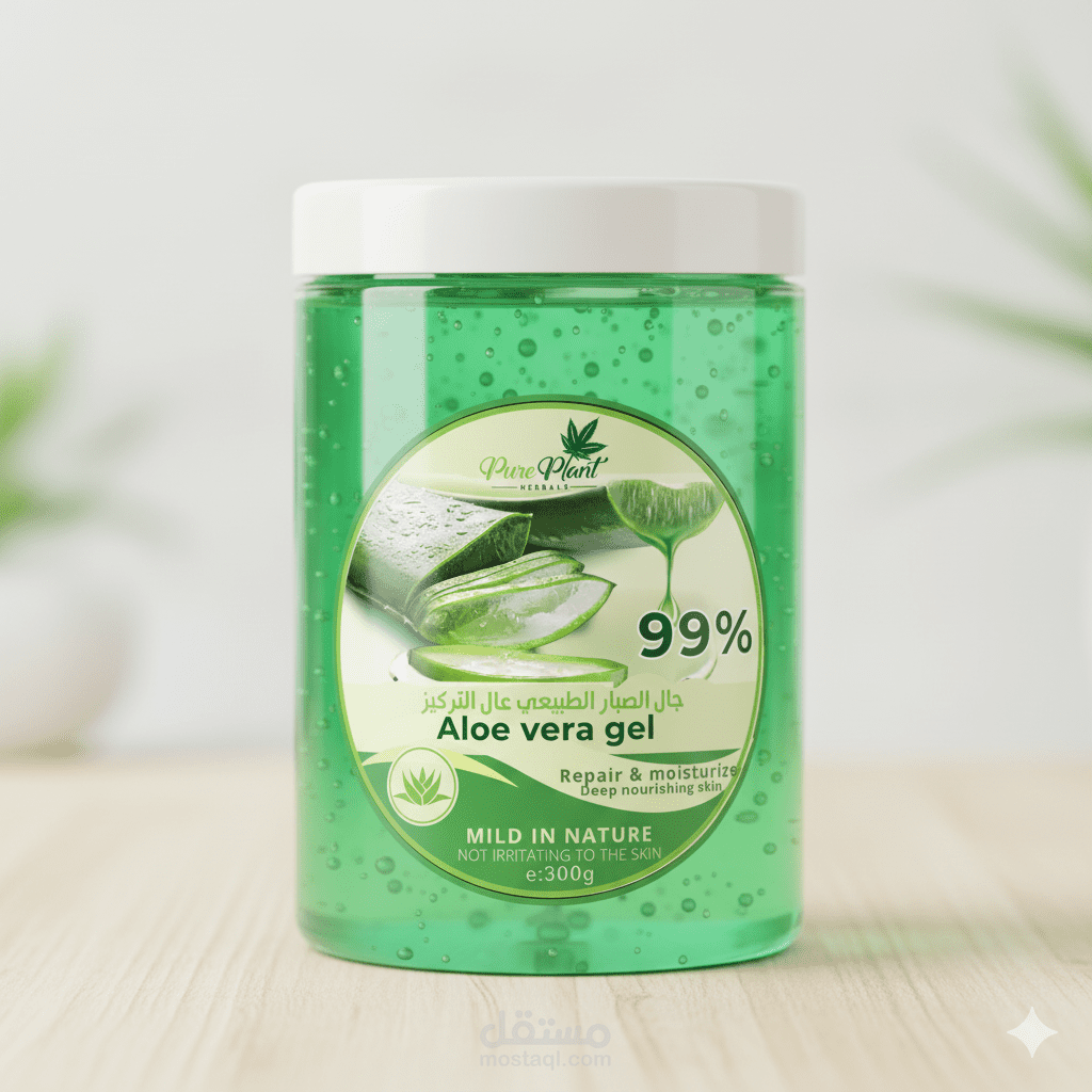 تصميم هوية تغليف (3 استيكرات + علبة كرتونية) لعلبة اوليفيرا لشركة PurePlant