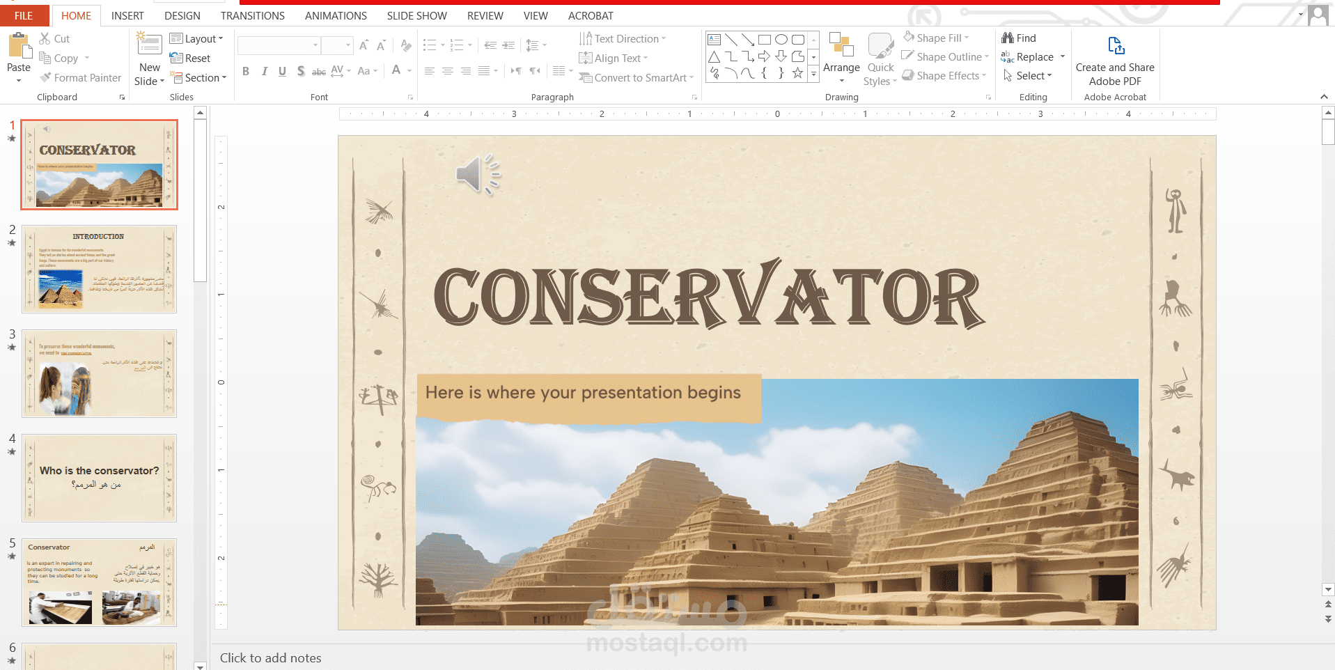 power point on conservator
