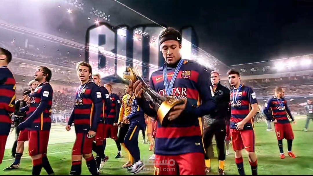 تصميم بسيط عن لاعب كرة قدم المعروف Neymar Junior
