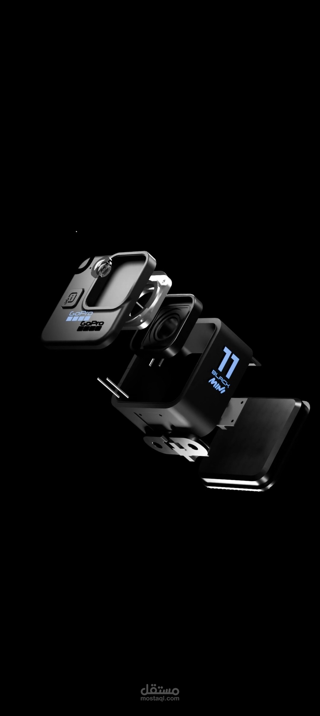 إخراج فني لكاميرا GoPro HERO11 - عرض تفكيكي سينمائي
