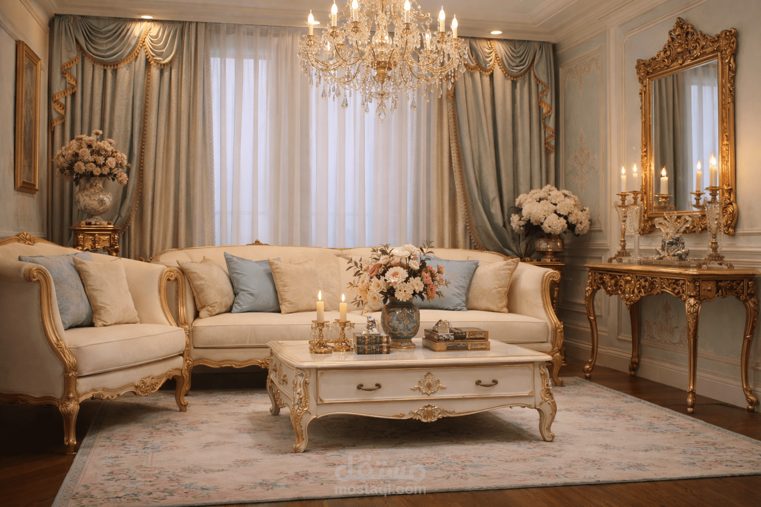 تصميم داخلي كلاسيكي