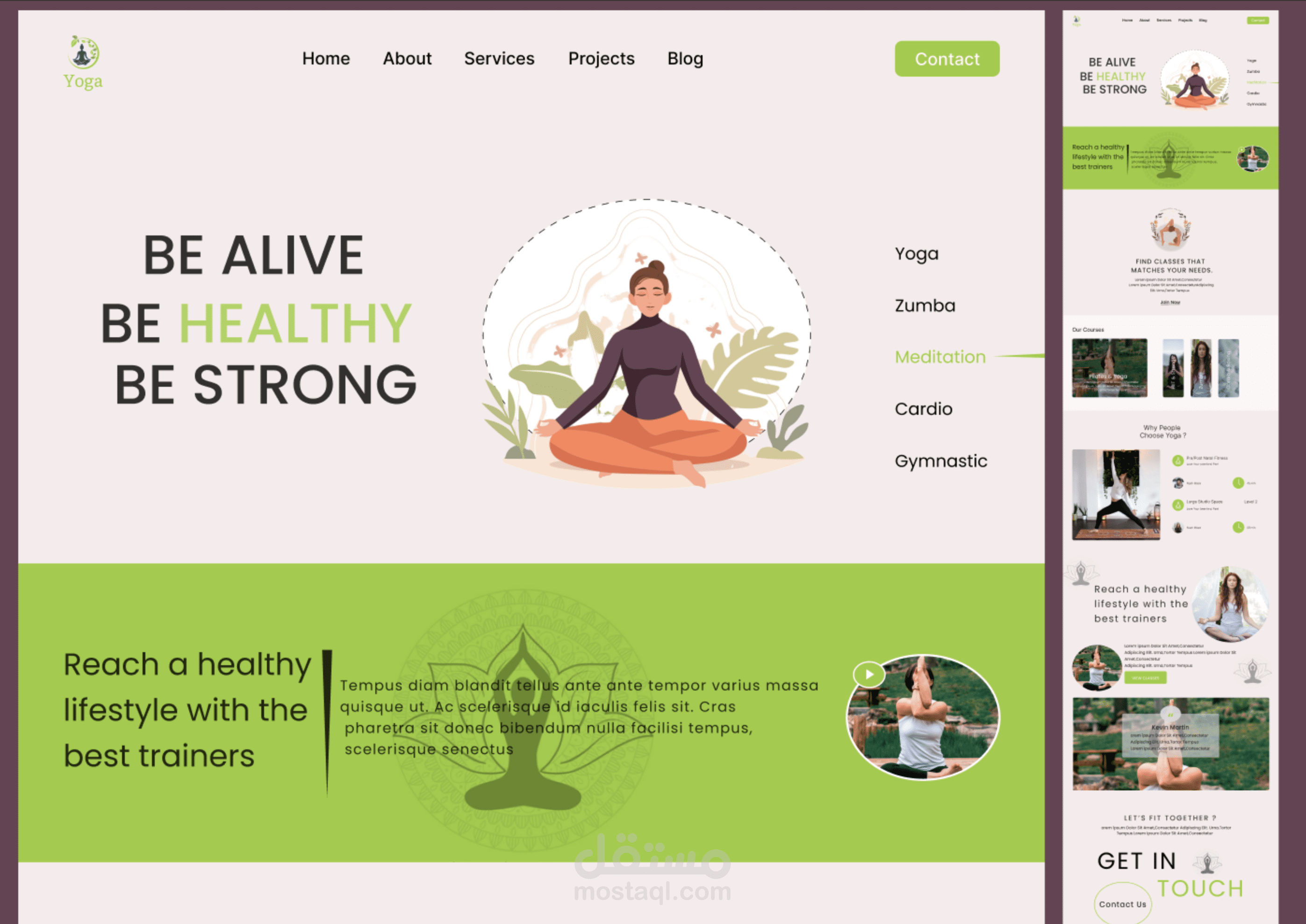 Yoga Center Website