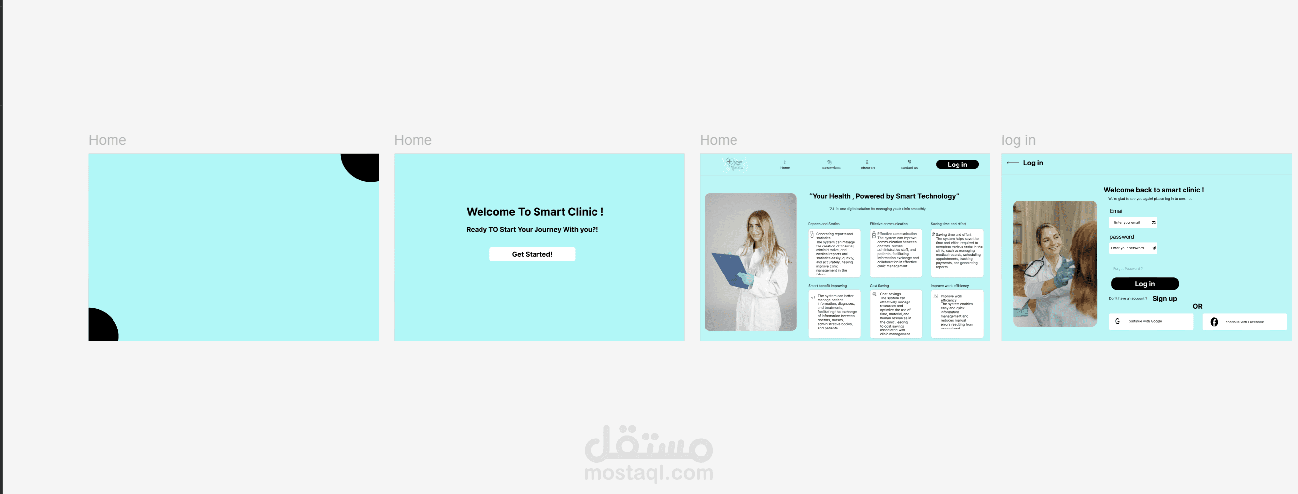 Smart clinic UI/UX Design
