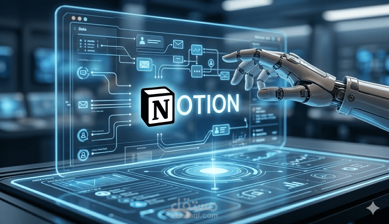 تفعيل صلاحيات الأتمتة عبر Notion API