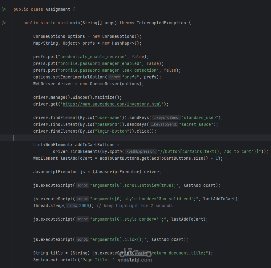 إنشاء اختبارات آلية للمواقع باستخدام Selenium WebDriver