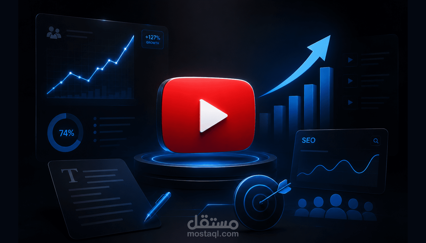 كتابة عناوين يوتيوب احترافية محسنة لسيو لزيادة معدل النقر