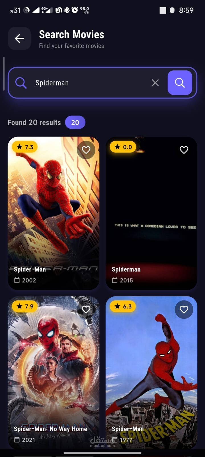CinemaX - تطبيق مشاهدة واستكشاف الأفلام مبني بـ Flutter مع تصميم متجاوب
