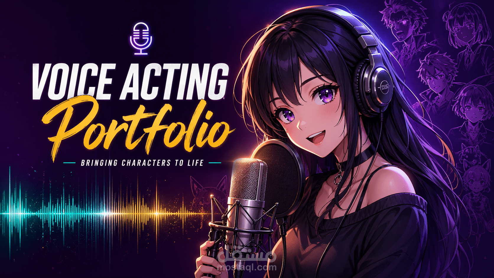 أداء صوتي درامي (Voice Acting) - تجسيد شخصية مركبة