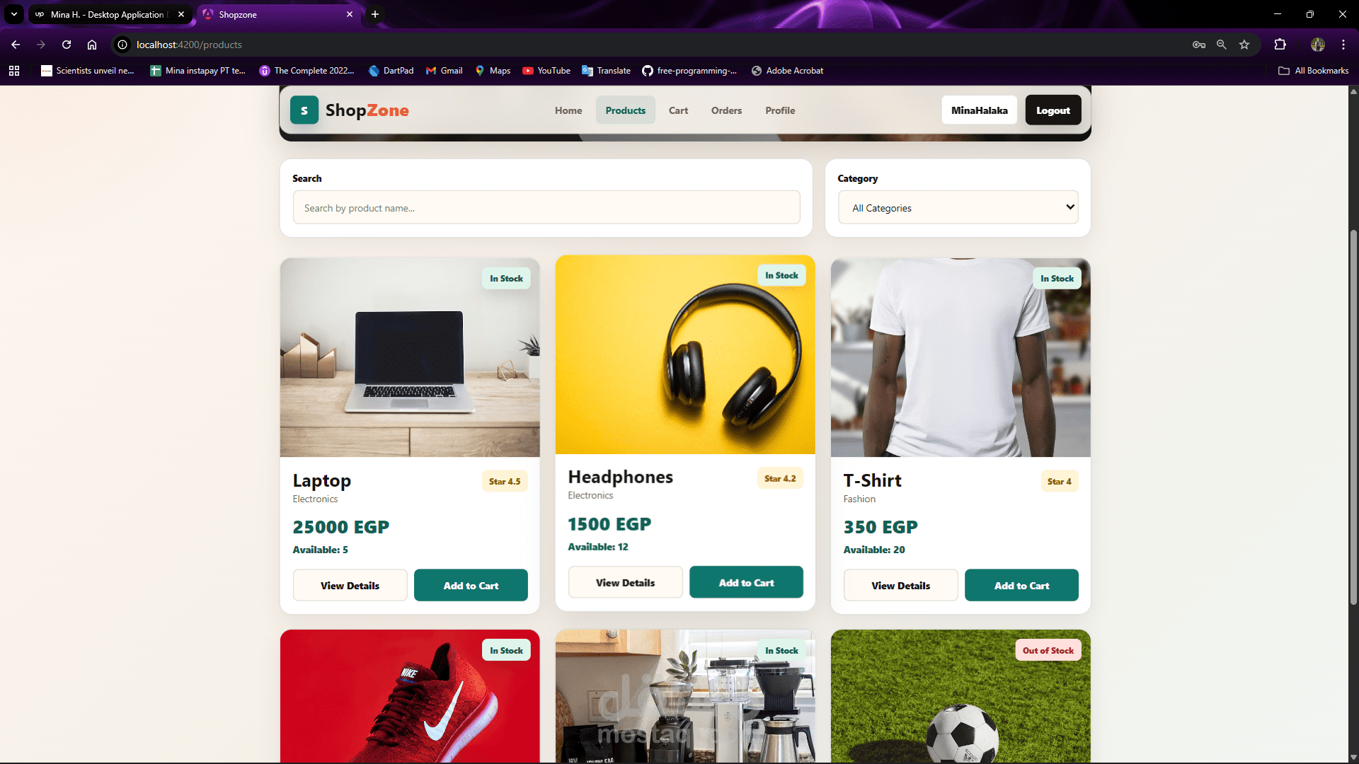 Shopzone E-Commerce