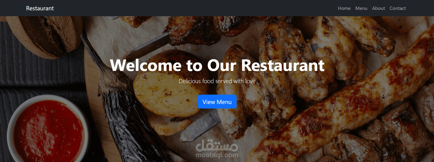 Landing Page Design Using Bootstrap