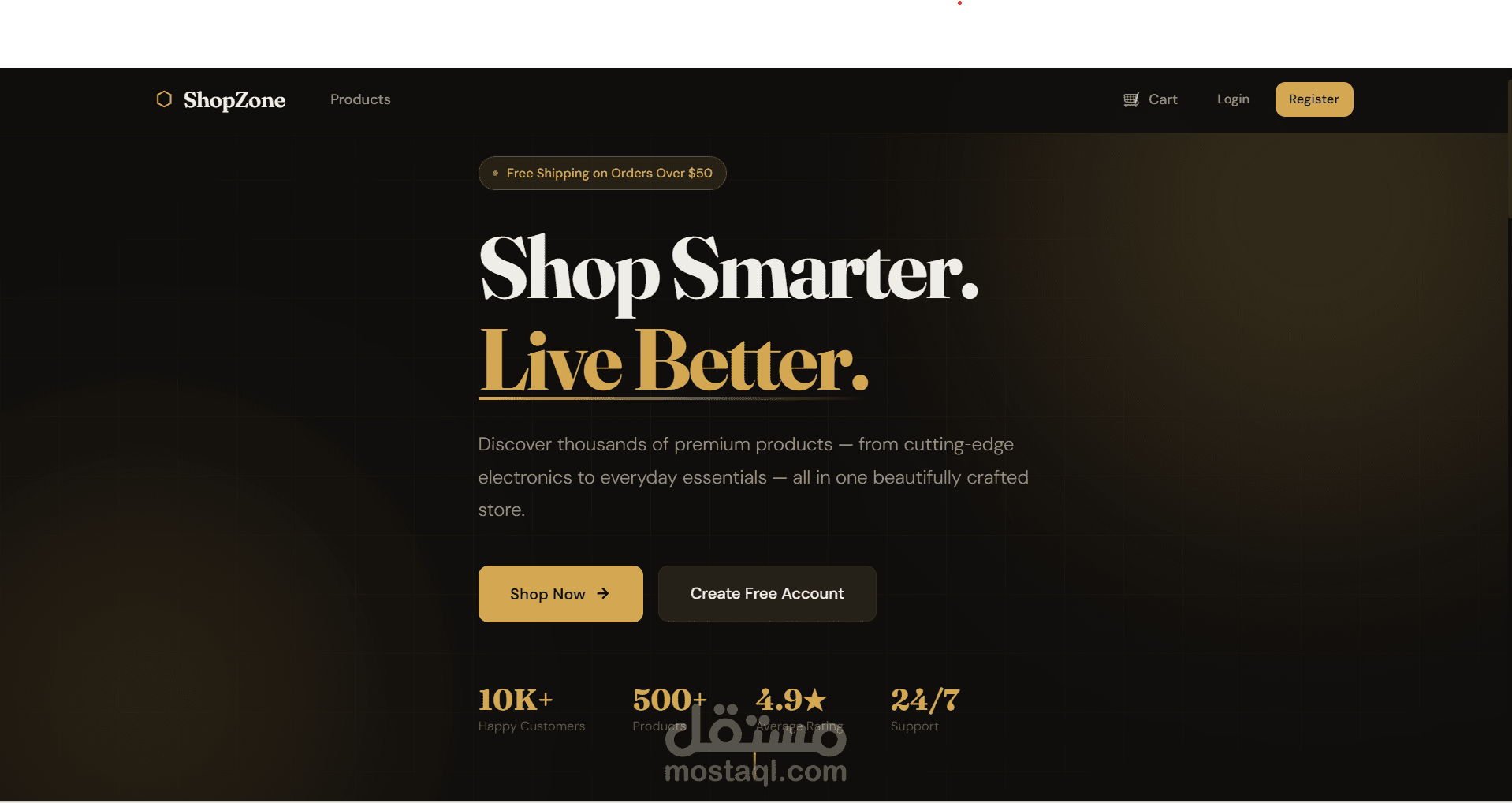 build a full Angular E-commerce website and application