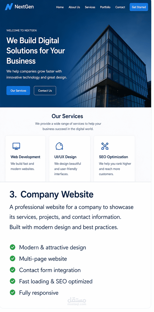 Service-Based Web Portal
