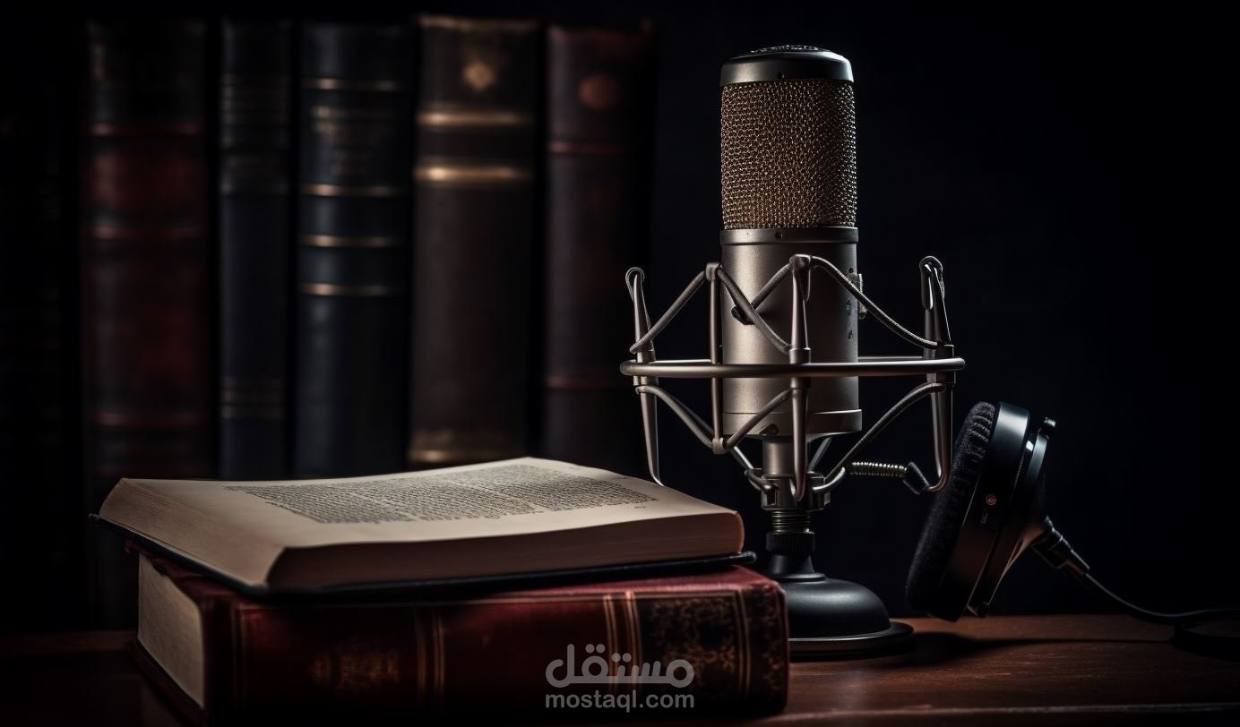 تسجيل صوتي لكتاب
