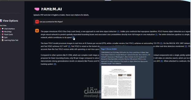 FAHEM.AI — AI Powered Learning Assistant Arabic&English
